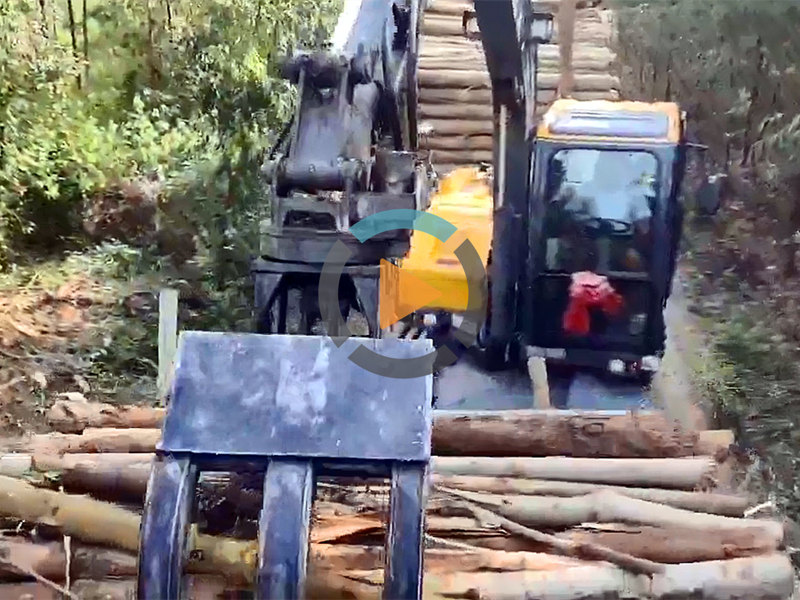 尊龙凯时BD95W-9系列抓木机工作视频